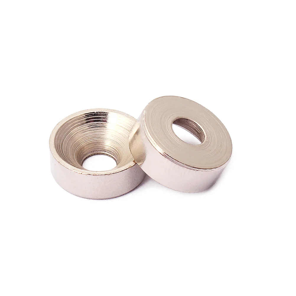 

4Pcs Press Fit Bushing Bolt for Guitar Parts High Quality Metal Ferrules Set Easy Install Solid Reliable for Bass and Electric