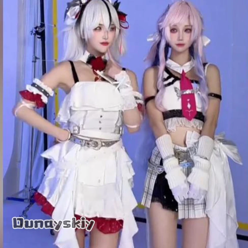 CR6.22*Wuthering Waves CAMELLY Birthday Party Limited Solar5 Group Cosplay Costume Two Dimensional Halloween Party Costume