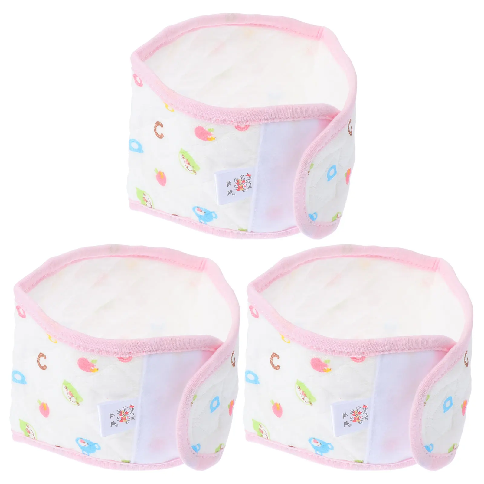 

3 Pcs Umbilical Cord Toddler Bellyband Newborn Baby Ecological Cotton Navel Belt for Printed
