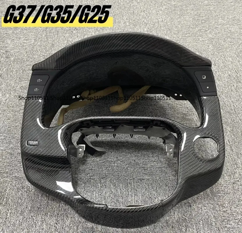 For Infiniti G37 Coupe and Sedan G35 Sedan G25 Interior MRD Carbon Fiber Dashboard Frame for Left Driving