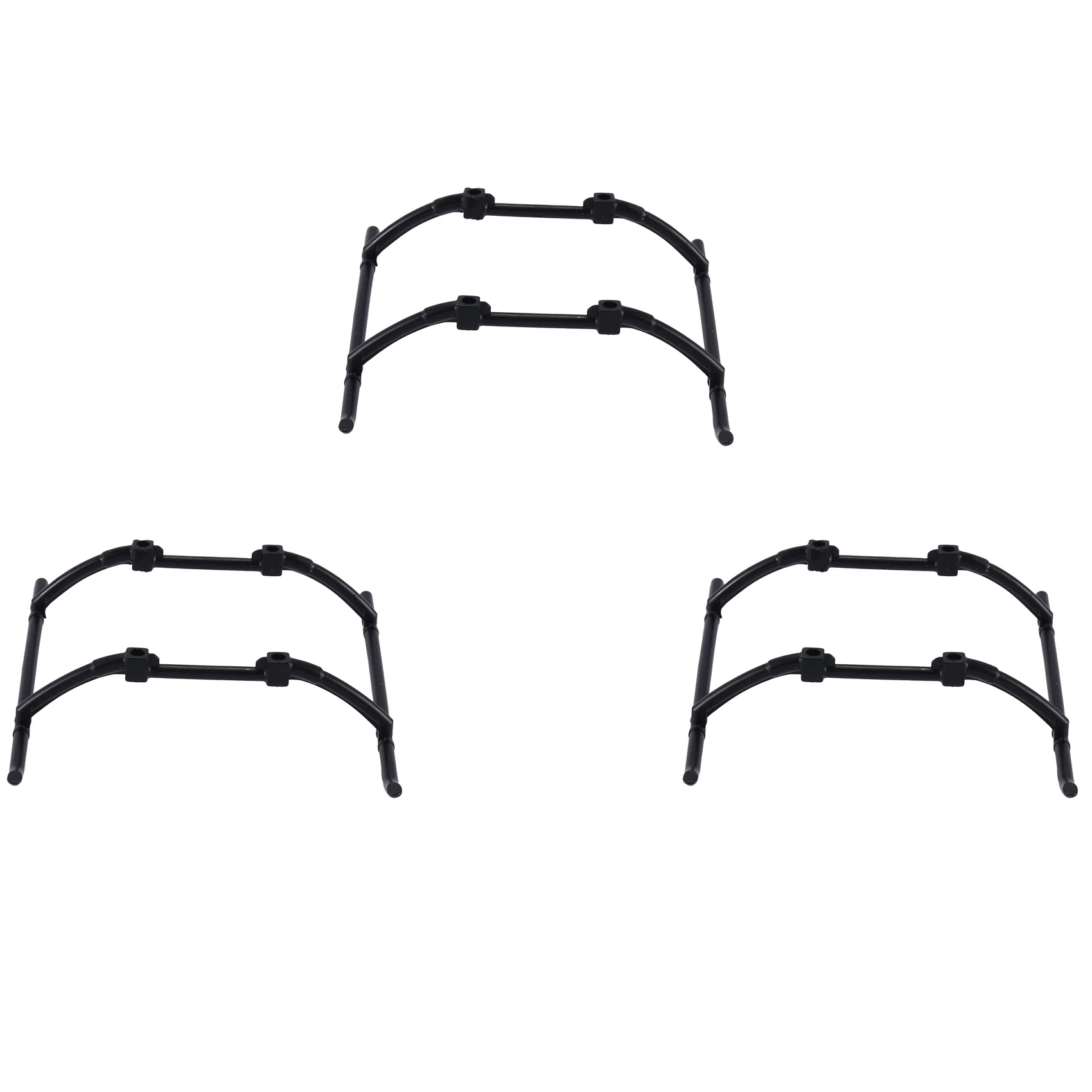 ABWE-3Piece pièces de rechange noir C186 train d'atterrissage pour C186 C-186 RC hélicoptère avion Drone pièces de rechange mise à niveau accessoire