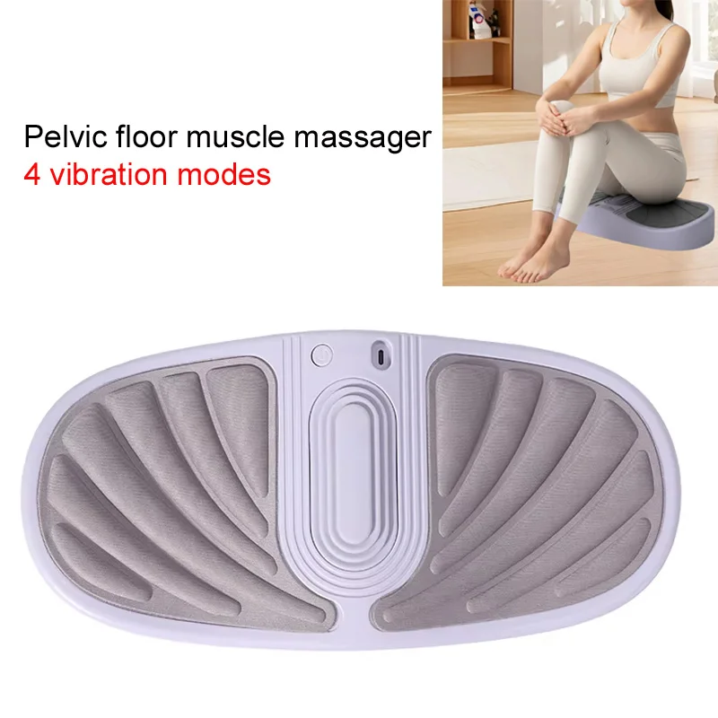 Electric Silicone Pelvic Floor Muscle Exerciser with 4 Modes Vibration Buttocks Shaping Machine for Sphincter Bladder Training