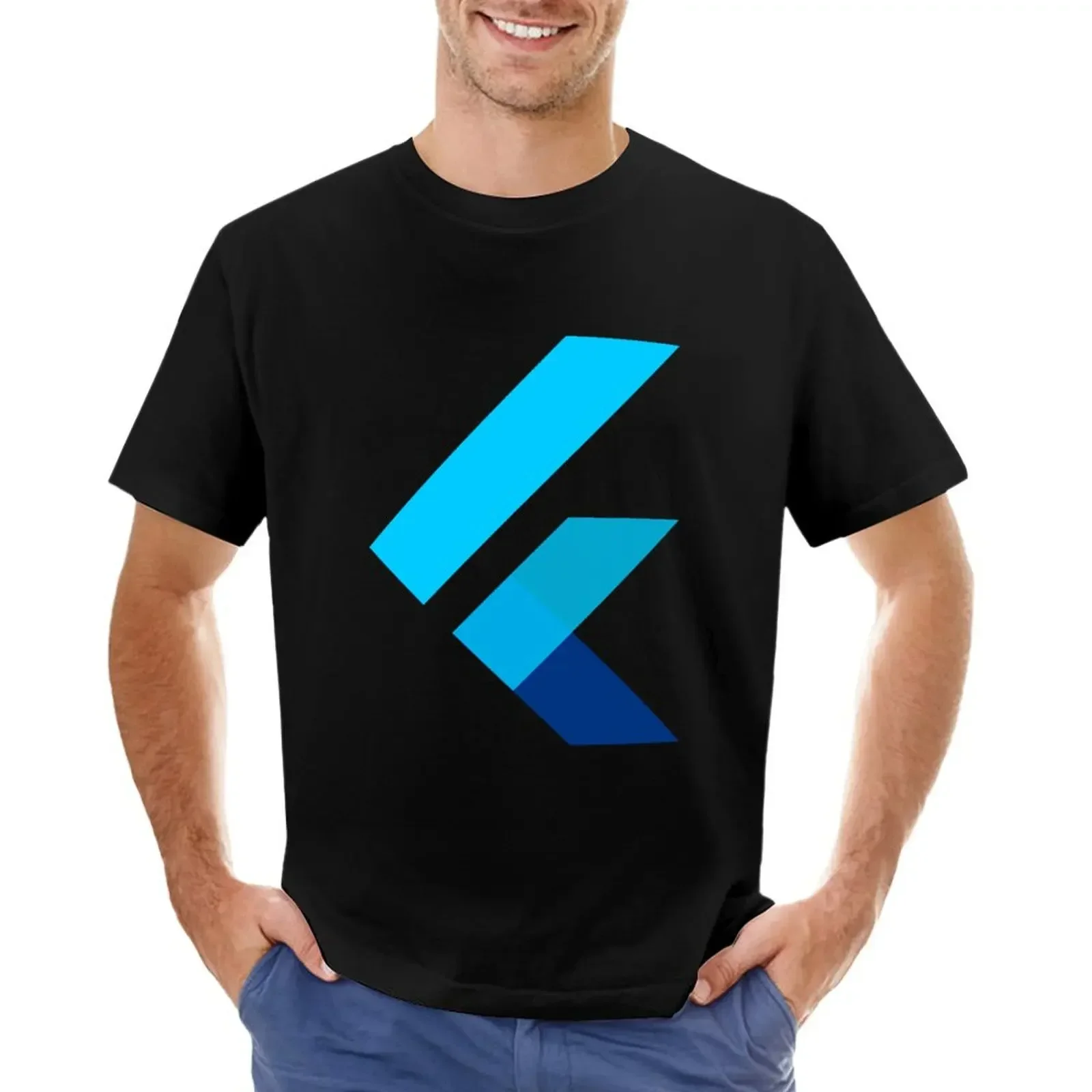 Google Flutter T-shirt Blouse heavyweights oversizeds sublime Short sleeve tee men