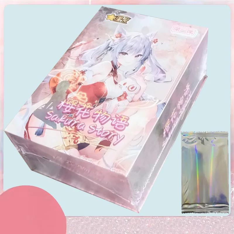 

Новейшая коллекционная карта «История Сакуры», «Богиня истории» с коробкой-бустером TCG CCG ACG, боевая золотая игрушка, подарок для хобби