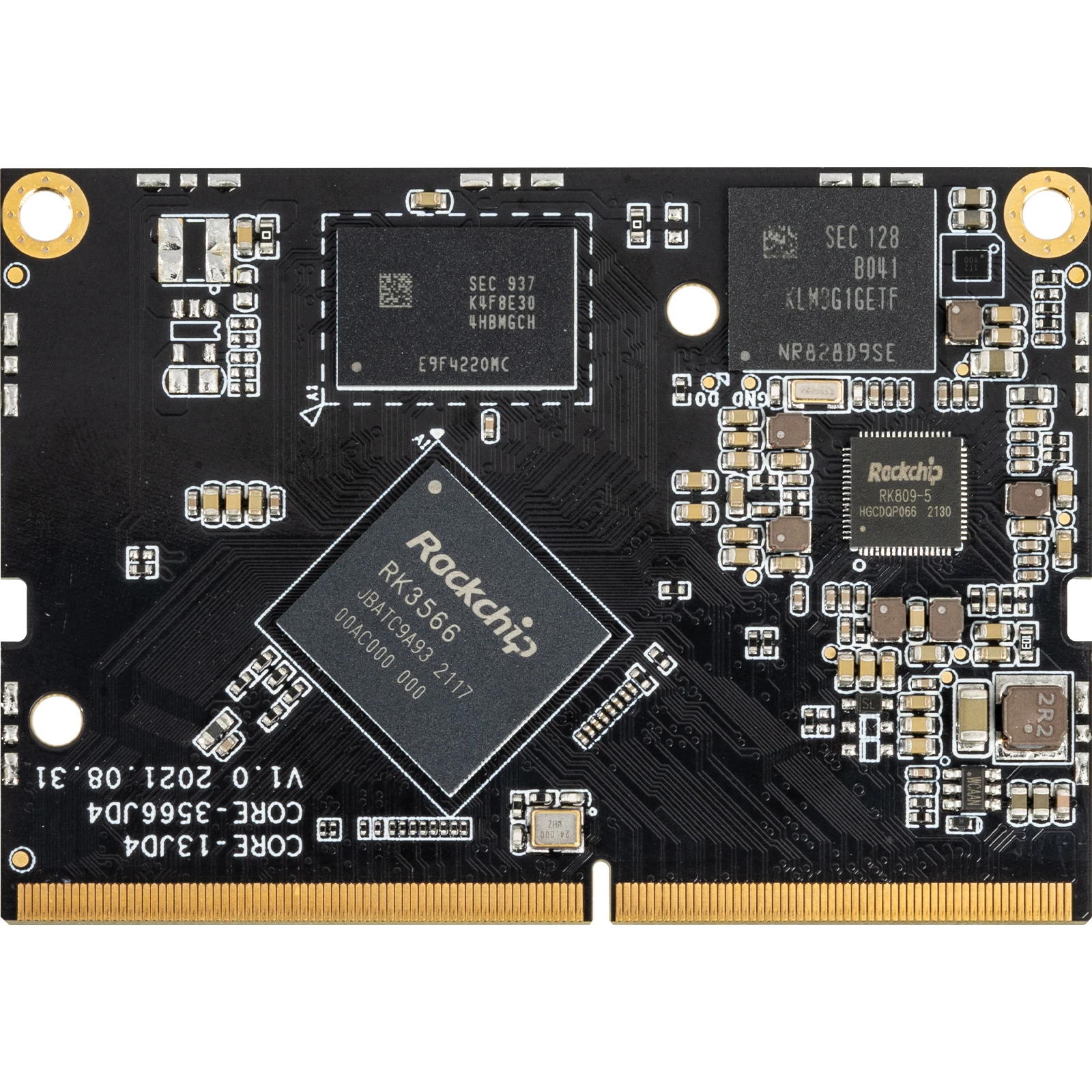 Firefly Core-3566JD4 Quad-Core 64-Bit AI Core Board RK3566 Quad-core 64-bit Processor Supports PCIe2.1 and SATA3.0 Interfaces