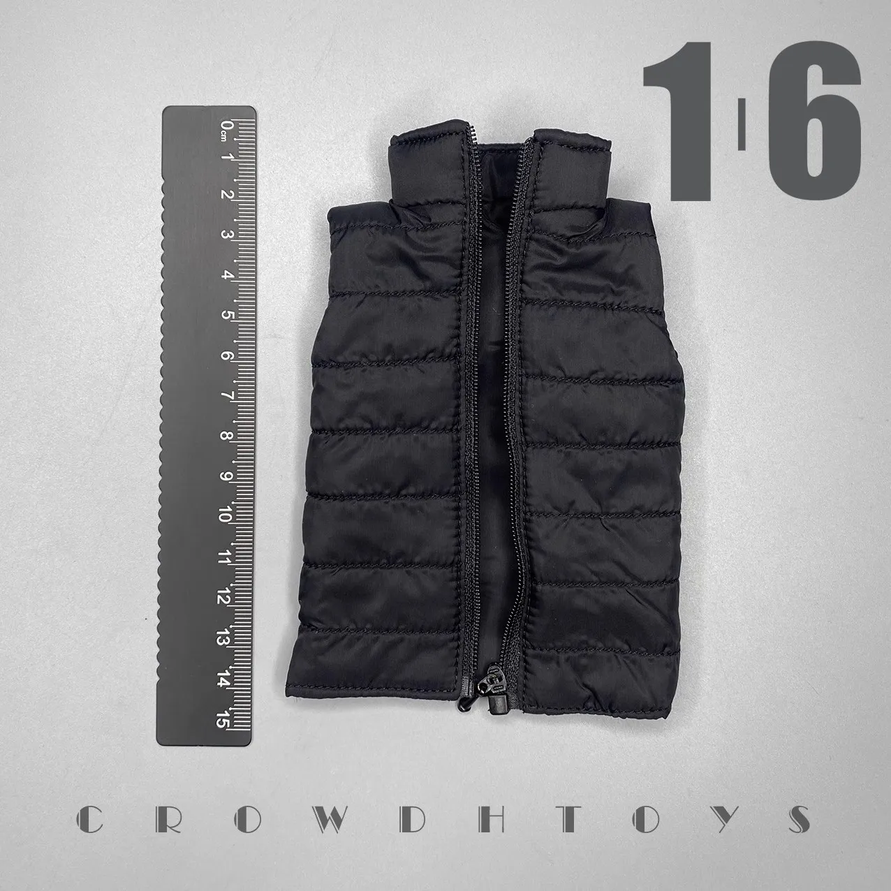 CROWDHTOYS 1/6 Soldier Clothing Accessories Trendy Down Jacket Vest Model Fit 12'' Action Figure Body In Stock