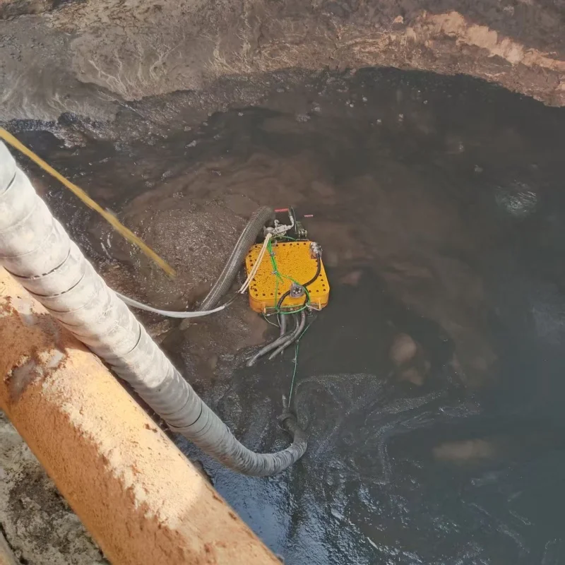 All In One Dredging Robot Easy Operate Sand Sludge Removal Effortless Dredging Robot With Stainless Steel Pump Component