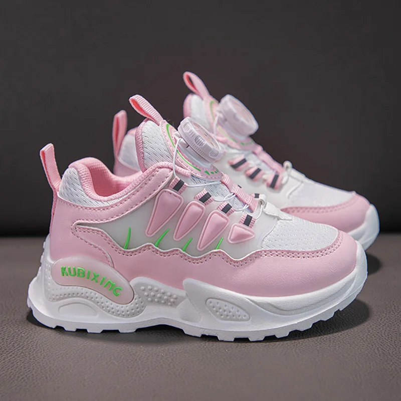 

Korean Style Sport Shoes For Children Trend Fashion Teenager Girl's Sneakers Soft-soled Anti-slippery Boy's Girl's Running Shoes