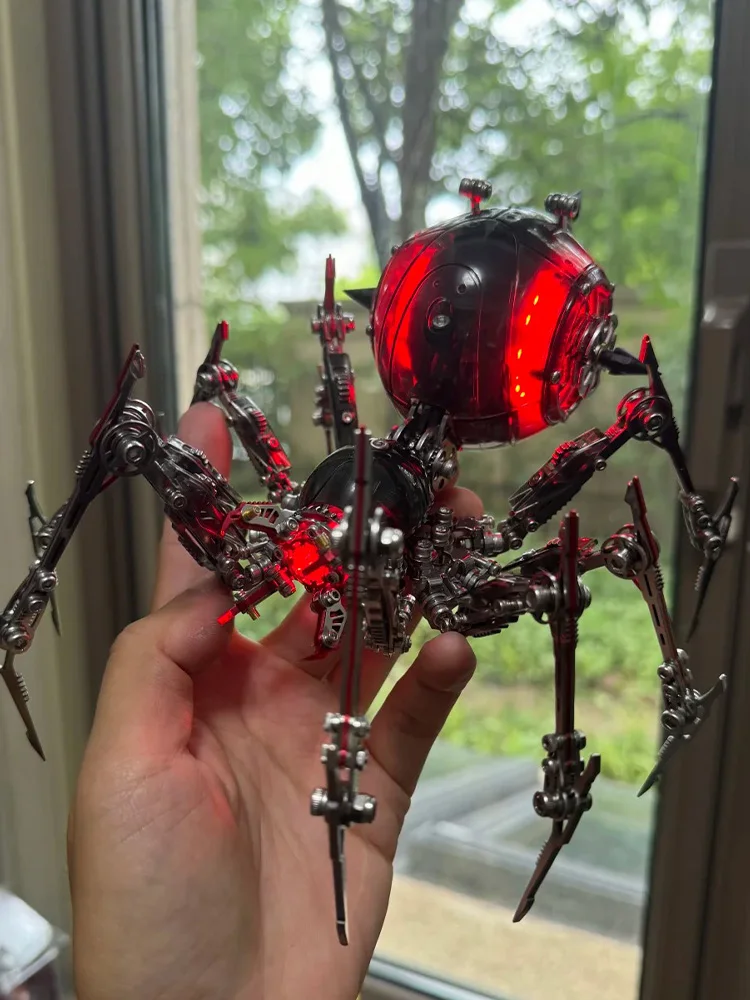 Dragon Zero Metall-Mechanischer Spinnen-Modellbausatz Insekten-Tischdekoration DIY-Montagemodell Handgefertigtes Steampunk-Spielzeug Cooles Geschenk für Jungen