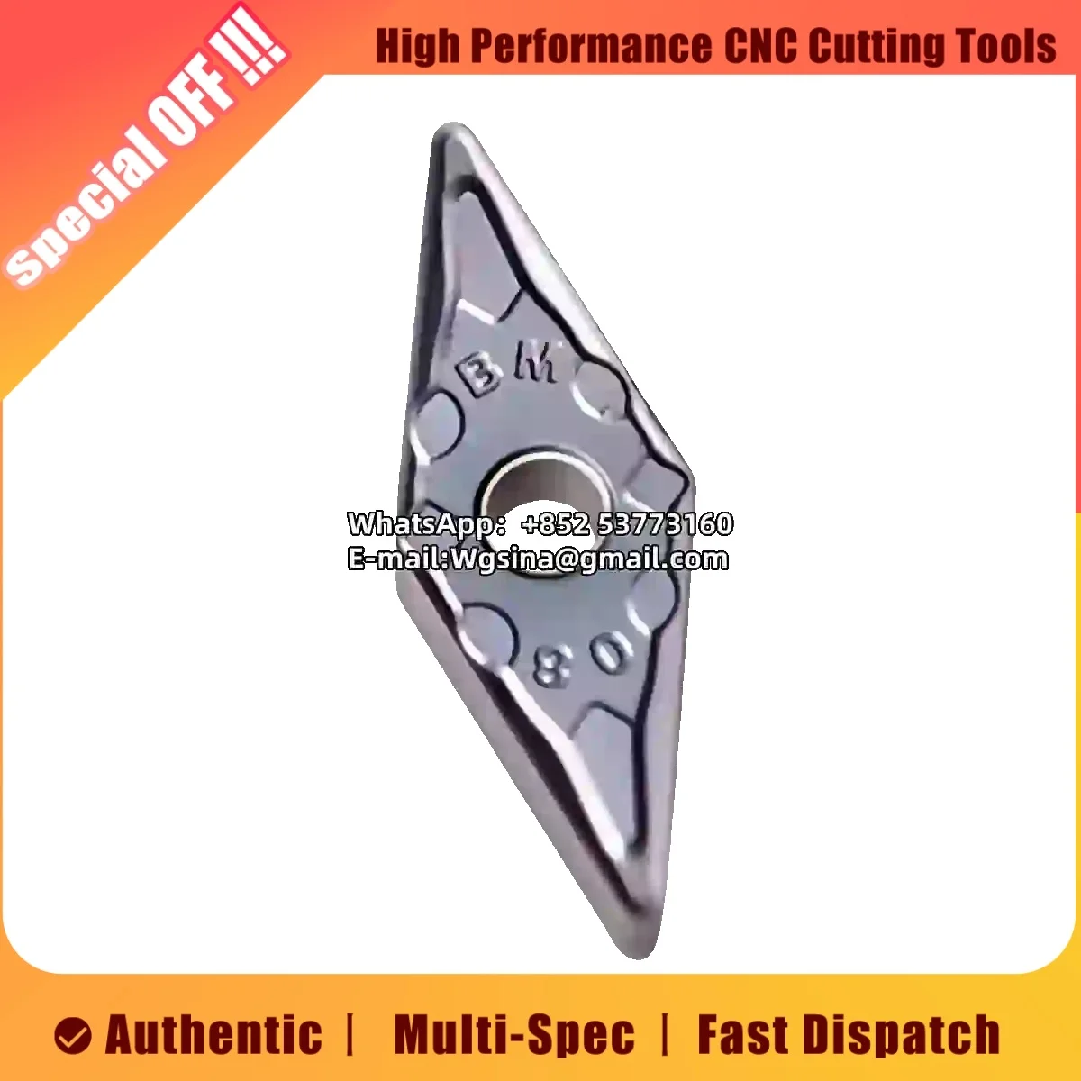 

100% Original Negative Angle Turning Blade VNMG 16 1604 160404 160408 160412 -MT HS8115 HS8125