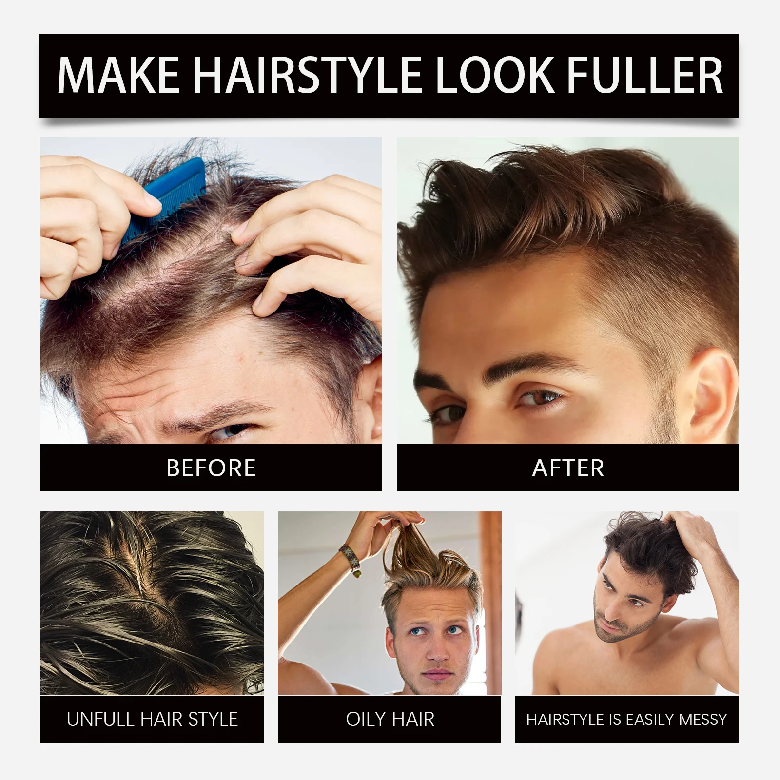 Volumizing Hair Powder Long-Lasting Oil Control Fluffy Hair Powder Increase Hairs Volume Enhancing Styling Hair Treatment