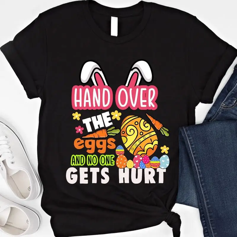 Забавная футболка с пасхальным охотничьим яйцом, отряд, охота, свитшот, переходник яиц и не подает повреждение