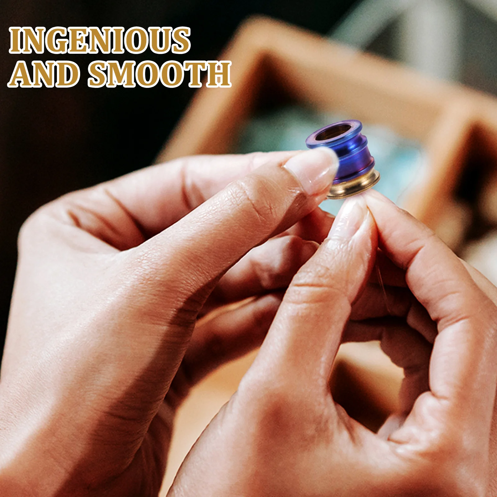 

Exquisite Titanium Cord Pendant for DIY Bracelet Necklaces Keychains Chamfered Edge Paracord Beads Outdoor Survival Gear