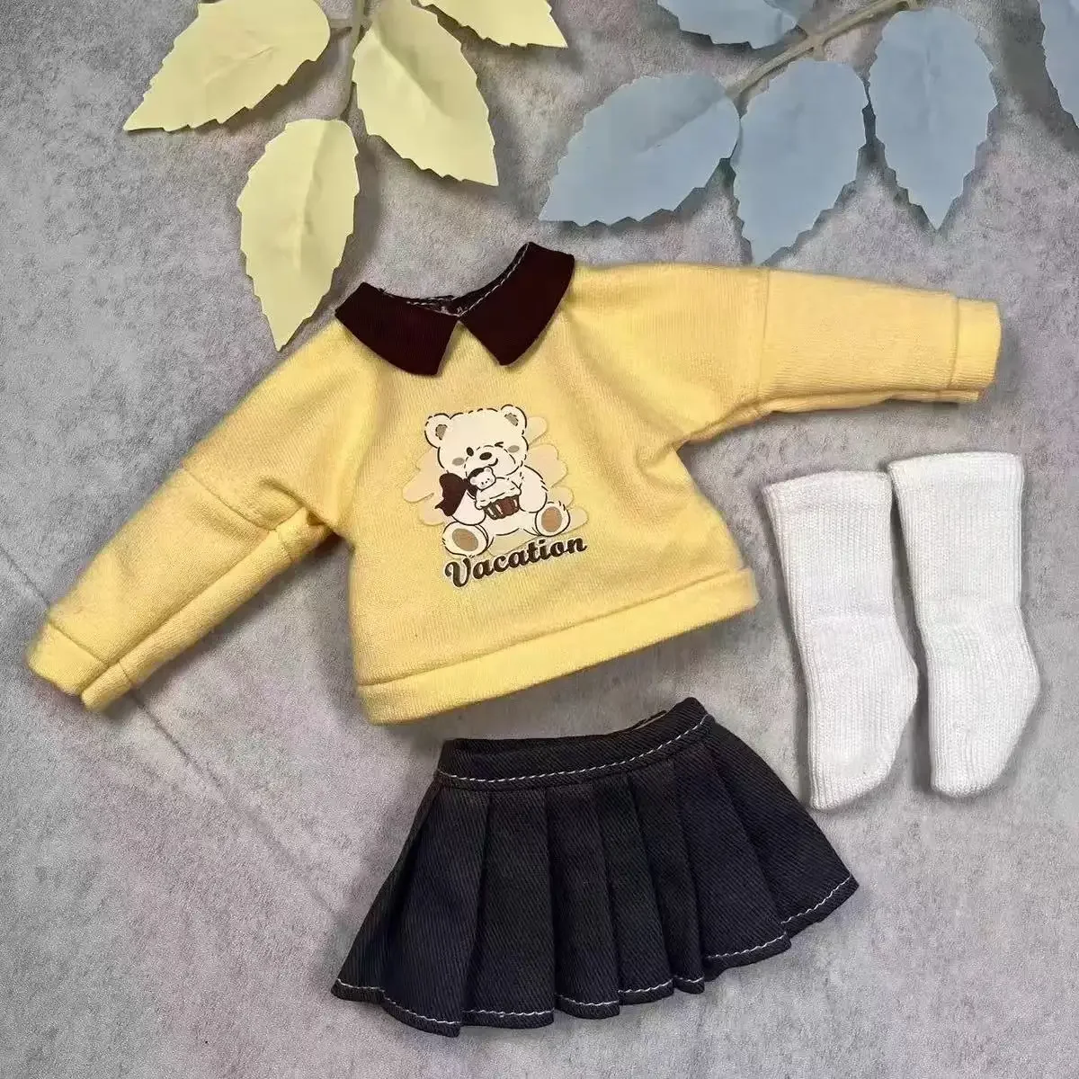 Mode 1/6 BJD Puppe Outfit Casual 30cm Puppe Prinzessin Kleid Ändern Kleidung Zubehör