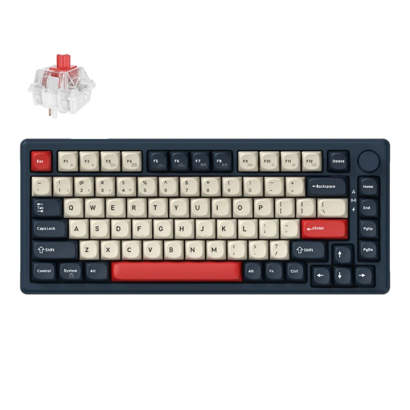 Keychron J2 QMK ワイヤレスメカニカルキーボード RGB バックライト