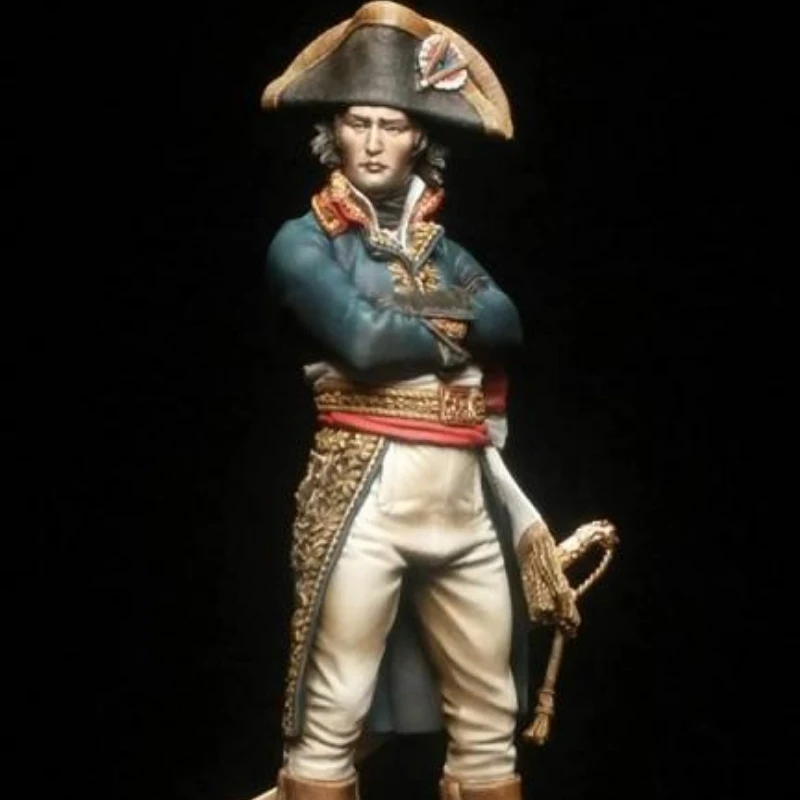 French General 1/24 Scale Resin Model Kit Unassembled Diorama and Unpainted Diy Miniatures Toys Figure Free Shipping