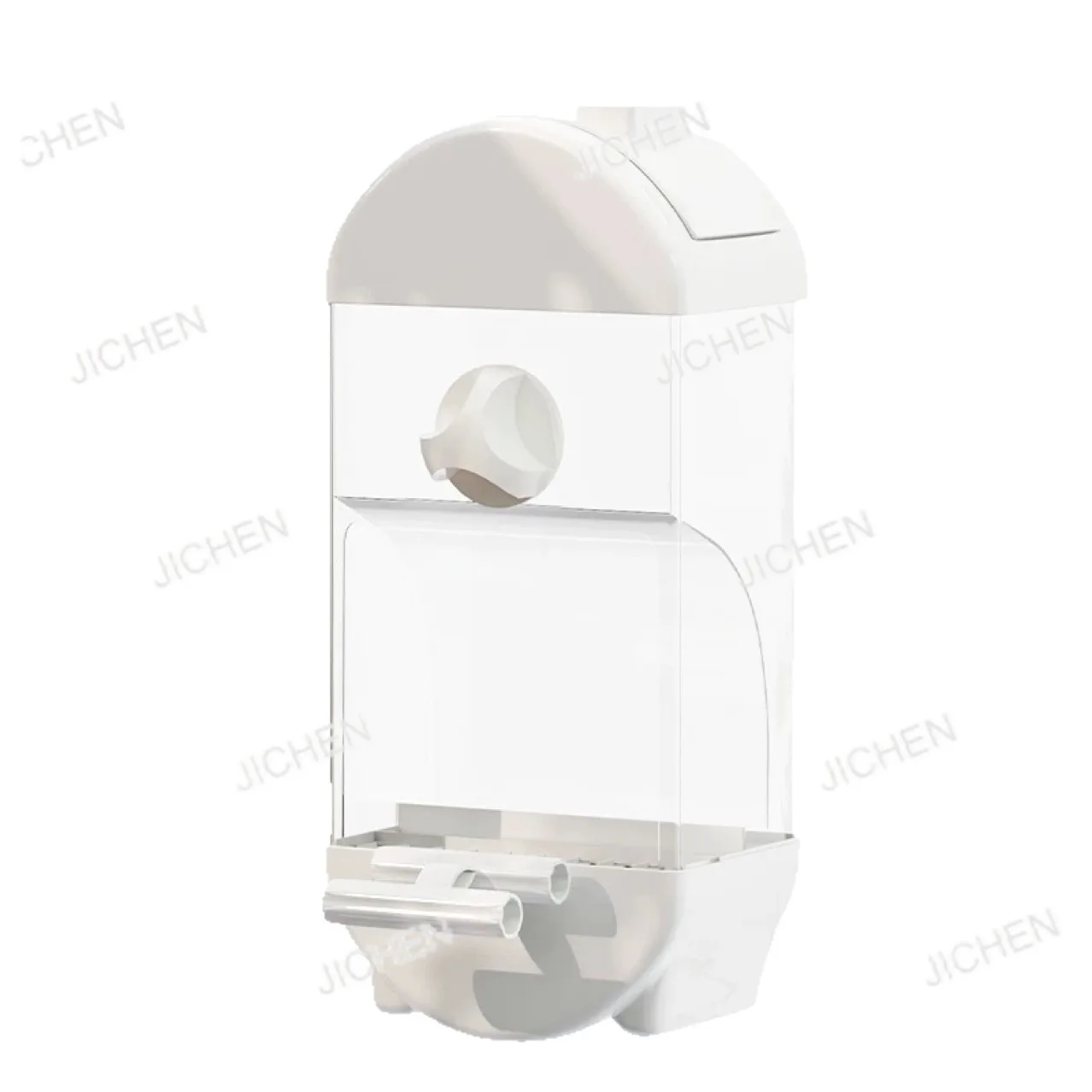 

Подвесная кормушка JC для птиц, автоматическая коробка для корма для попугаев, водонепроницаемая, с разделителем для зерна и шелухи, товары для птиц