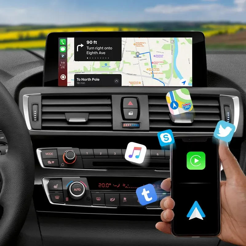 High qualityOriginal Car Wireless CarPlay Android Auto for  NBT Android 11 System Multimedia Video Box With Mirrorlink GPS Na
