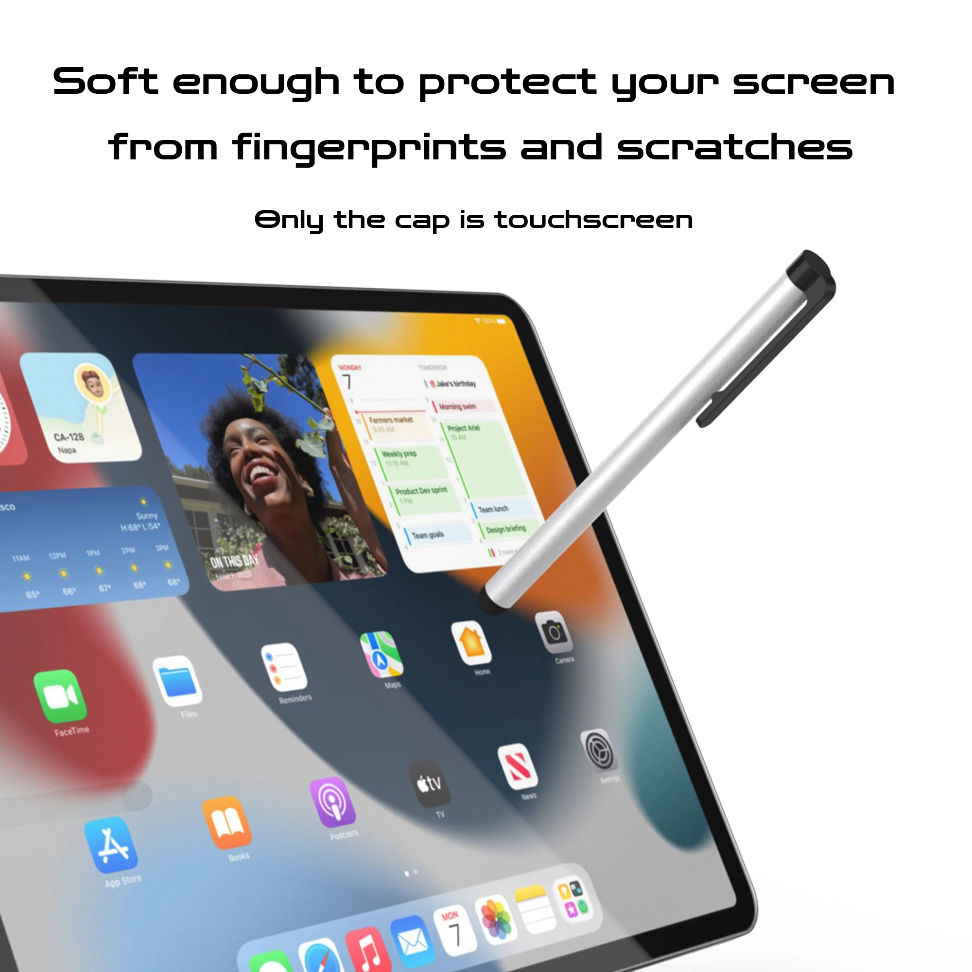 Custom Pen Logo 5pcs Capacitive Screen Touch Pen Universal Stylus Pen Drawing Tablet Sensetive for Samsung Android iPad iPhone