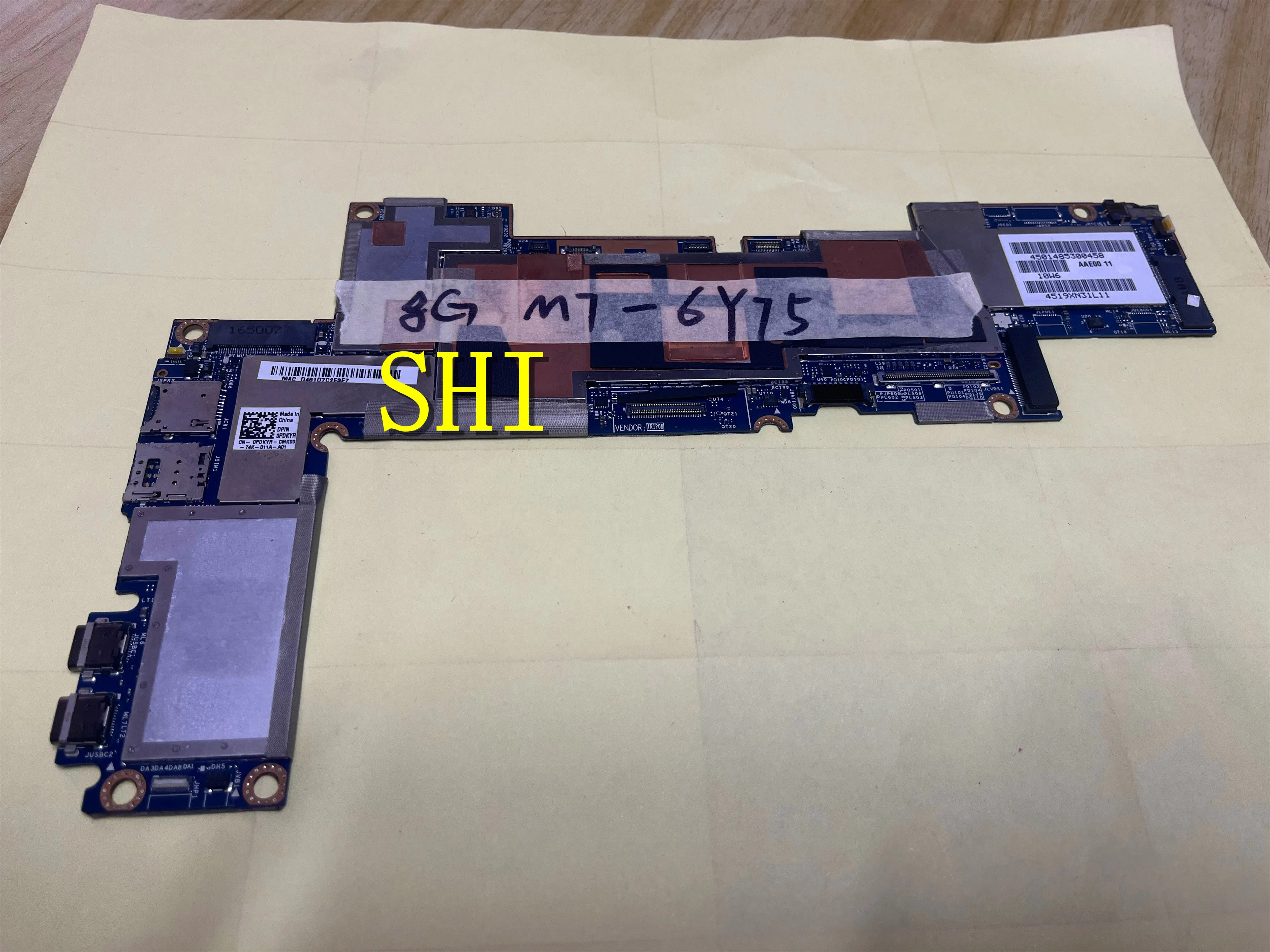 

For DELL Latitude 7275 9250 Laptop Motherboard LA-C321P M5-6Y57 4G M7-6Y75 8G 0P98DK 0PDKYR 100%OK Free shipping