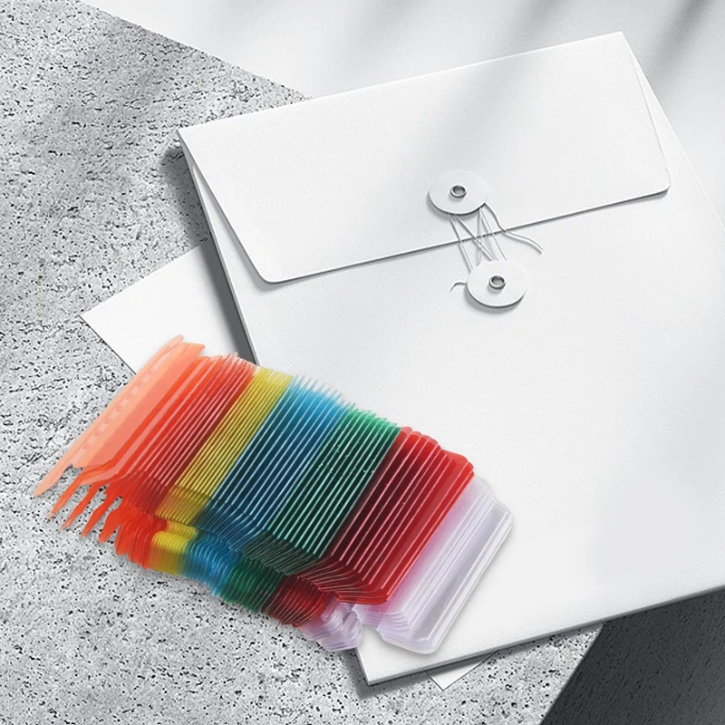 60 Pcs 2 Inch Hanging Folder Tabs And 120 Grids Inserts For Quick Identification Of Hanging Files Hanging File Inserts