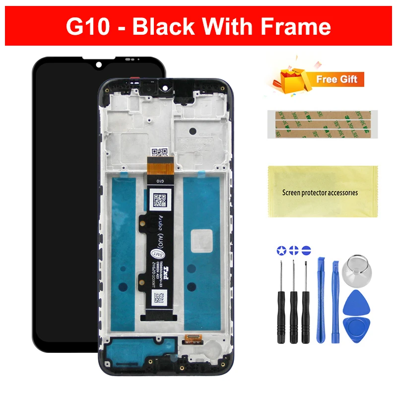 For Motorola Moto G30 G50 G60 LCD Display Touch Screen Digitizer withFrame,For MotoG10 G20 G30 G100 Display Replacement