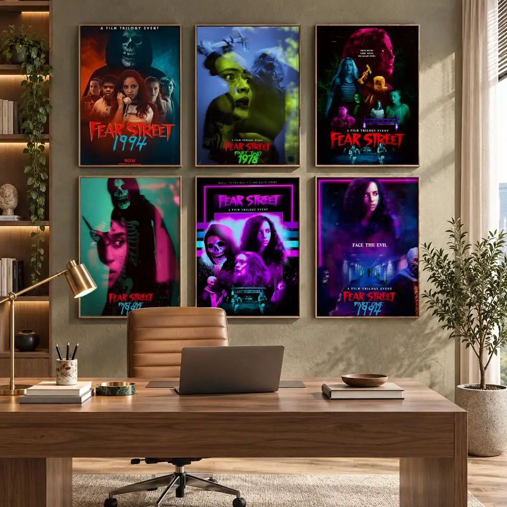 Fear Street Horror Movie Print Poster High-Quality Waterproof Wall Decal for Study, Living Room & Garage, Great Gift for Fans