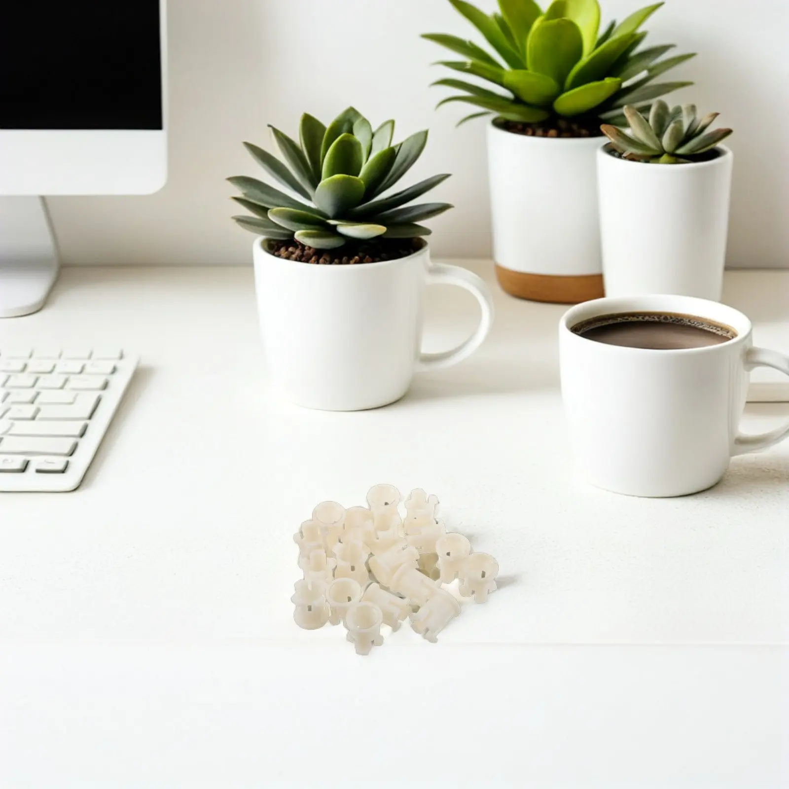 100 шт. пластиковых втулок для стержней офисных кресел, сменные детали для ремонта роликовых стульев, колесики для стульев на колесиках