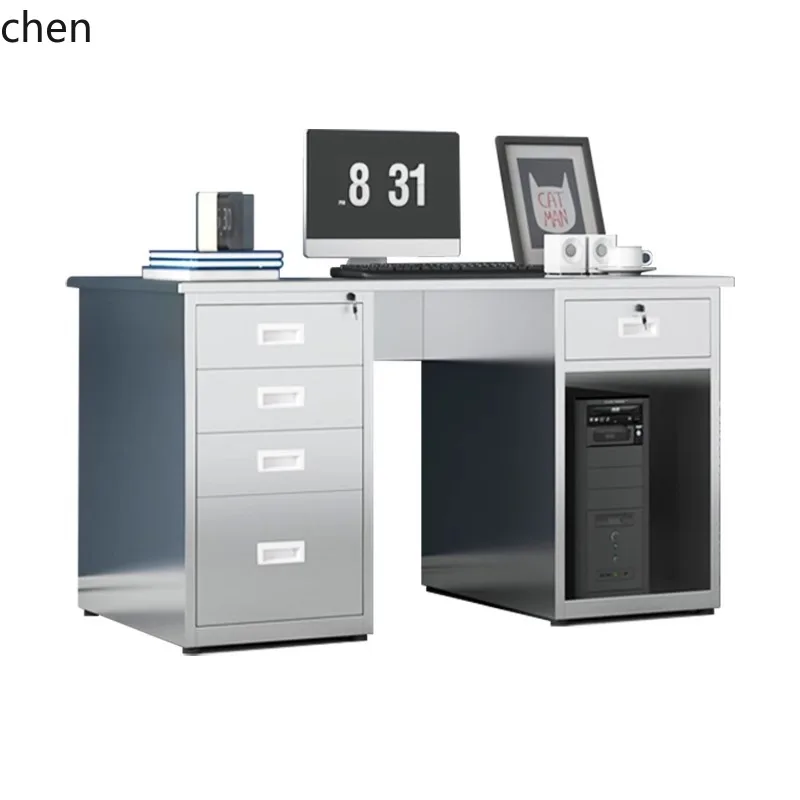 

LXC304 stainless steel desk staff computer desk laboratory console workshop workbench