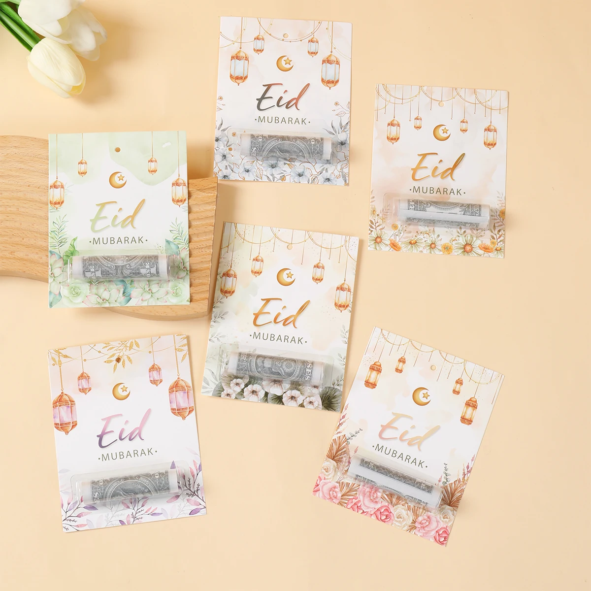 Ramadan Money Holder Ornaments for Gifting Cash EID Mubarak Decor 2026 Ramadan Kareem Islamic Muslim Party Eid Al Adha Gifts
