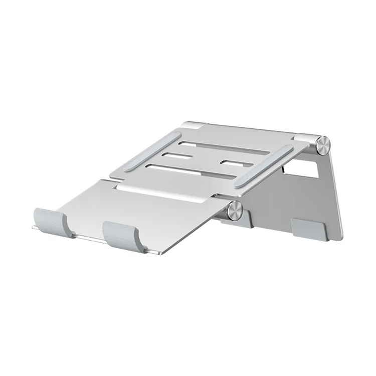 Multi-Functional 3 in 1 Aluminum Foldable Laptop Stand Non Slip Desktop Notebook Riser Phone Holder Bracket