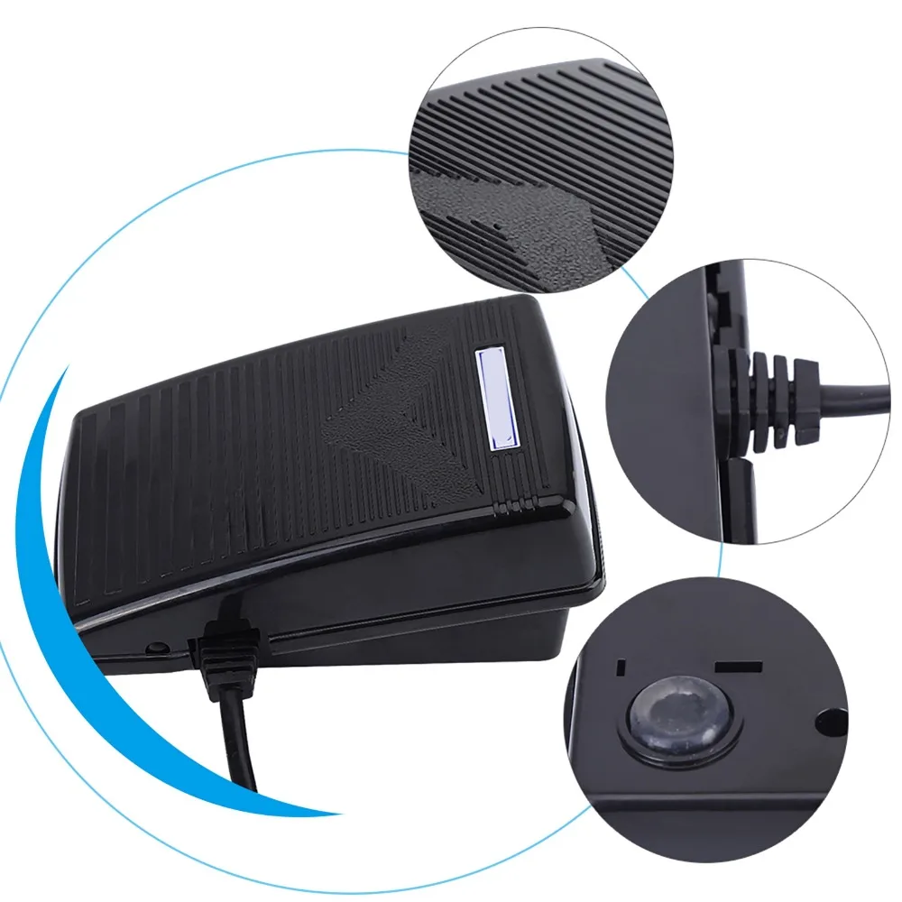

Replacement Foot Pedal Power Cord Foot Control Pedal EU Plug 220V Sewing Machine Pedal Plastic Speed Control Pedal Sewing Tools