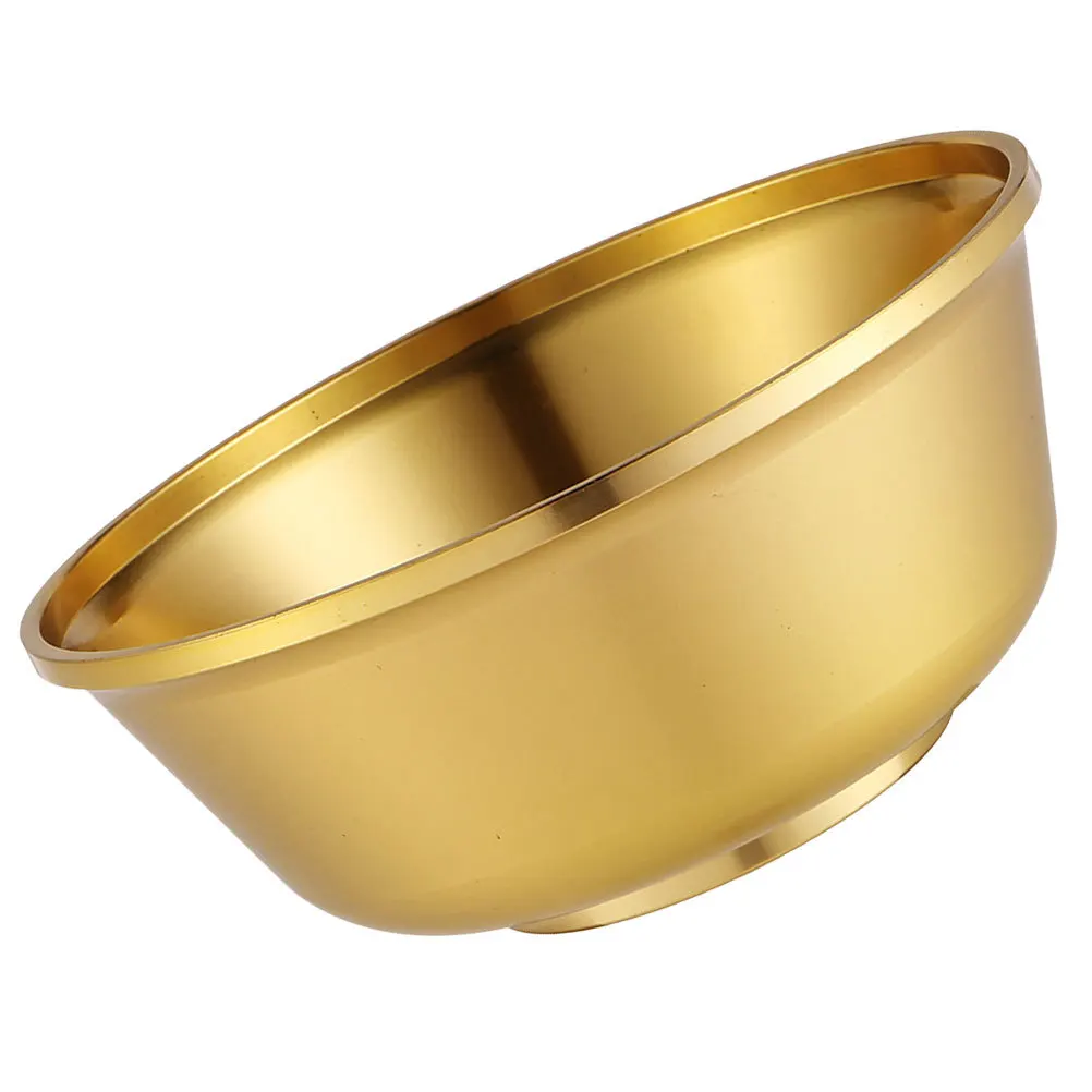 

Multi-Function Brass Bowl Ornament Decorative Metal Offering Bowl Wear-Resistant Exquisite Buddhism Cup Home Accessories Golden