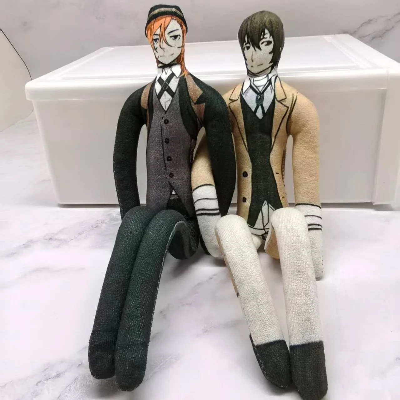 Bungo Stray Dogs Rat Jerky Doll Dazai Chuya Rampo Bendable Abstract Wire Skeleton Plush Toy Cosplay Decor Props Gifts