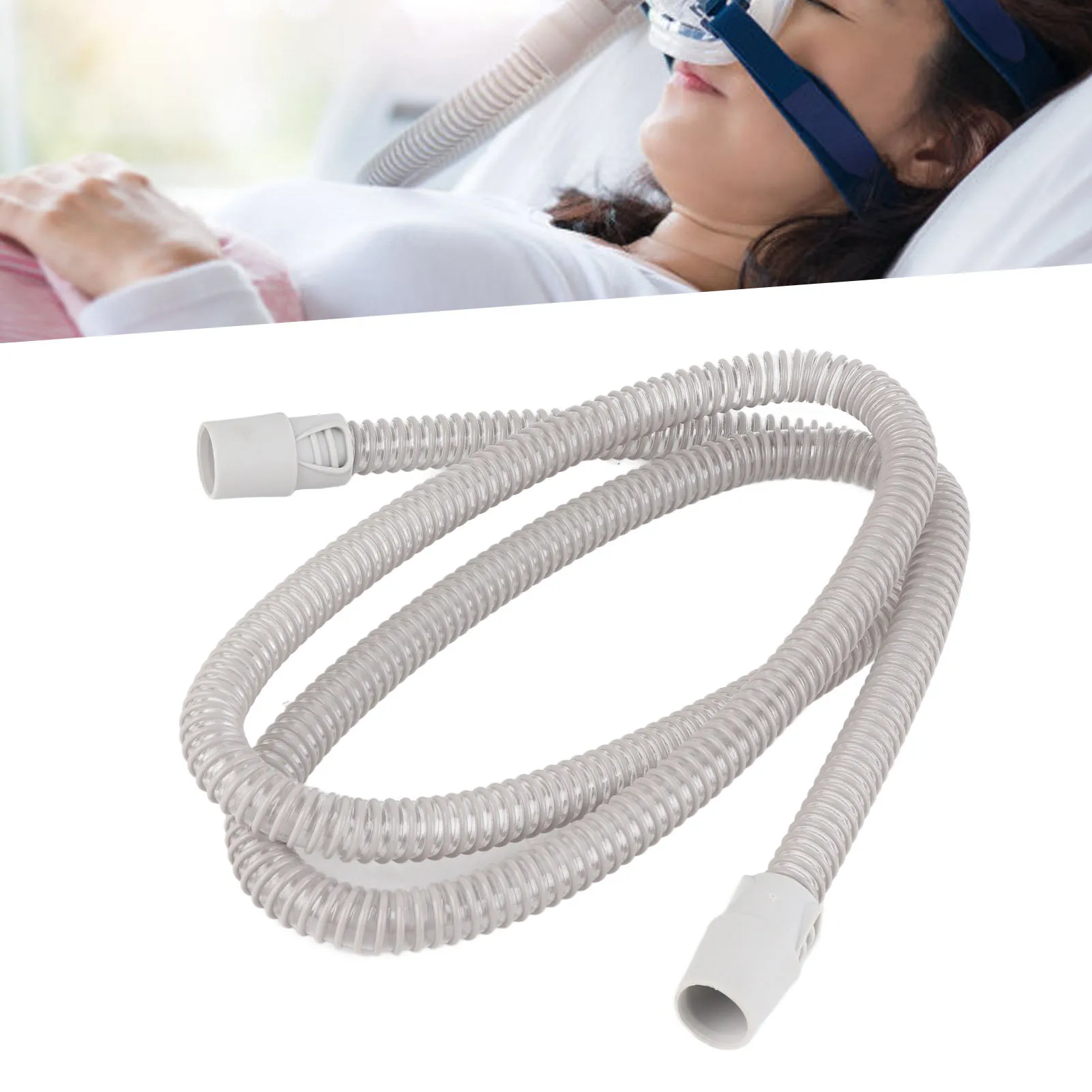 15mm Breathing Machine Hose High Flexibility Universal Face Shield Connecting Threaded Tube