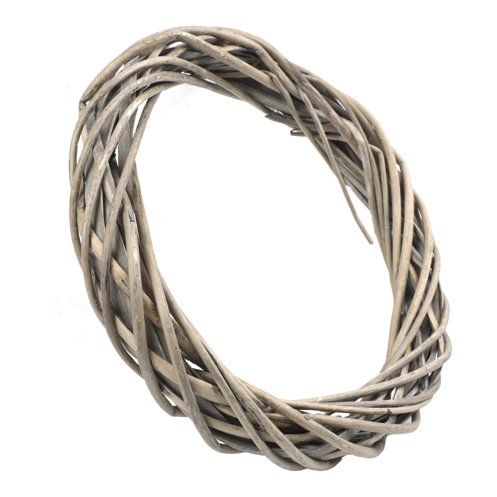 20/25/30cm Xmas Rattan Ring Artificial Flowers Garland Dried Plants Frame For Home Christmas Decoration DIY Floral Wreaths
