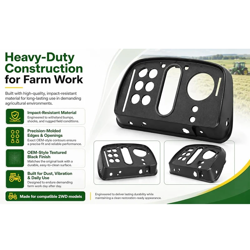 Farm & Ranch Tractor Instrument Dash Panel R61339 ,R50476 ,R55993 for John Deere Tractor Tilt Telescopic Steering Wheel