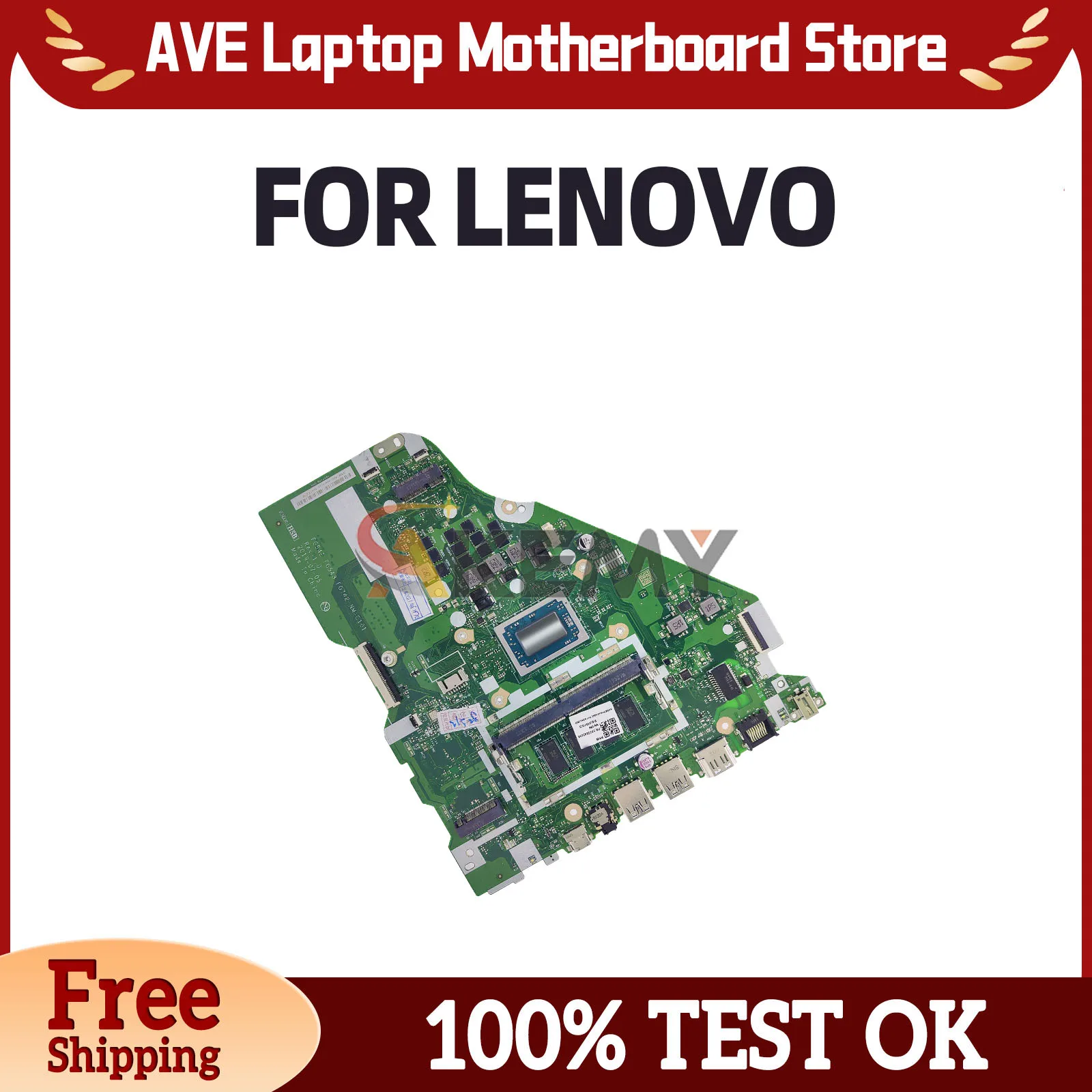 Placa base NM-C101 para LENOVO Ideapad L340-15API L340-17API V155-15API 5B20S42494, placa base para ordenador portátil R7 R5 R3 4GB 100% probada