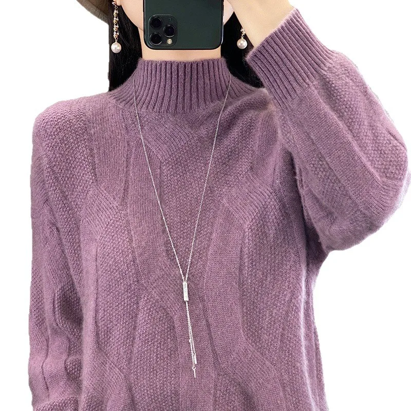 

Модный трикотаж, нижняя куртка, топ, женский свитер высокого качества, женский осенне-зимний свитер, новинка 202, водолазка, пуловер, женское пальто