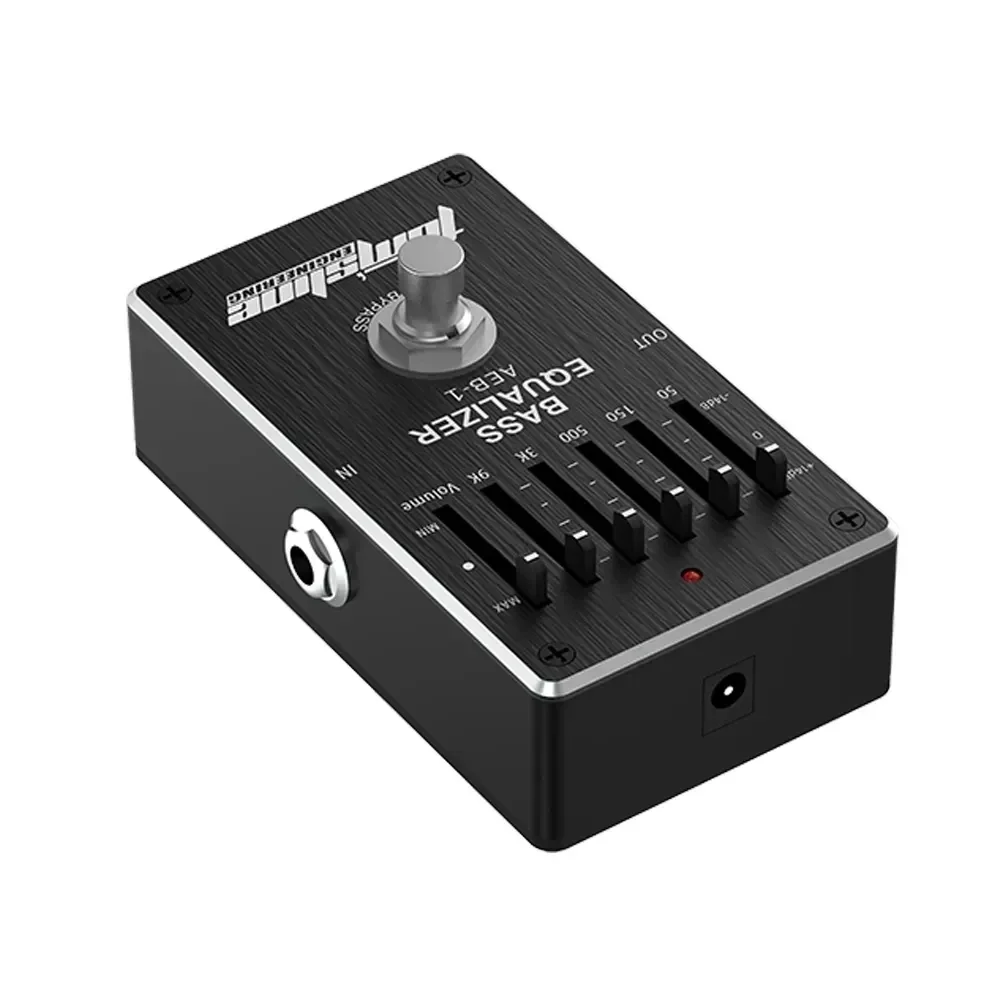 AROMA AEB-1 Electric bass Effect Pedal 5-segment adjustable EQ Effect 5 band frequency 50Hz/150Hz/500Hz/3000Hz/9000Hz