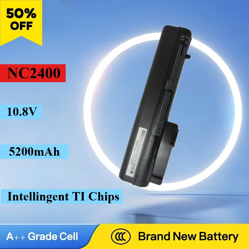 Brand New 5200mAh Laptop Battery HSTNN-FB22 For HP EliteBook 2530p 2540p 2510p NC2400 NC2410 HSTNN-DB22 HSTNN-DB65 HSTNN-FB21
