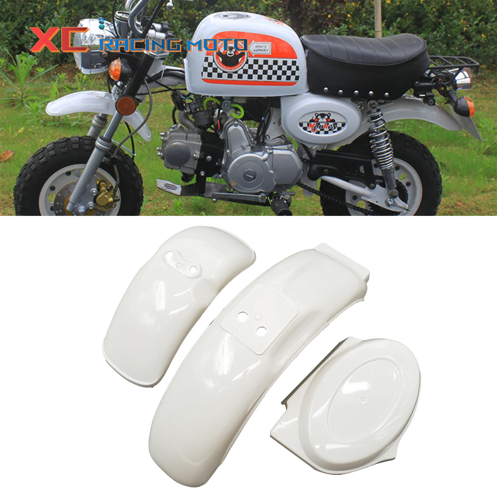 Motorcycle Bodywork Frame Front Rear Fender Mudflap Battery Cover for Honda Z50 Z50A Z50J Z50R Mini Trail Monkey Bike