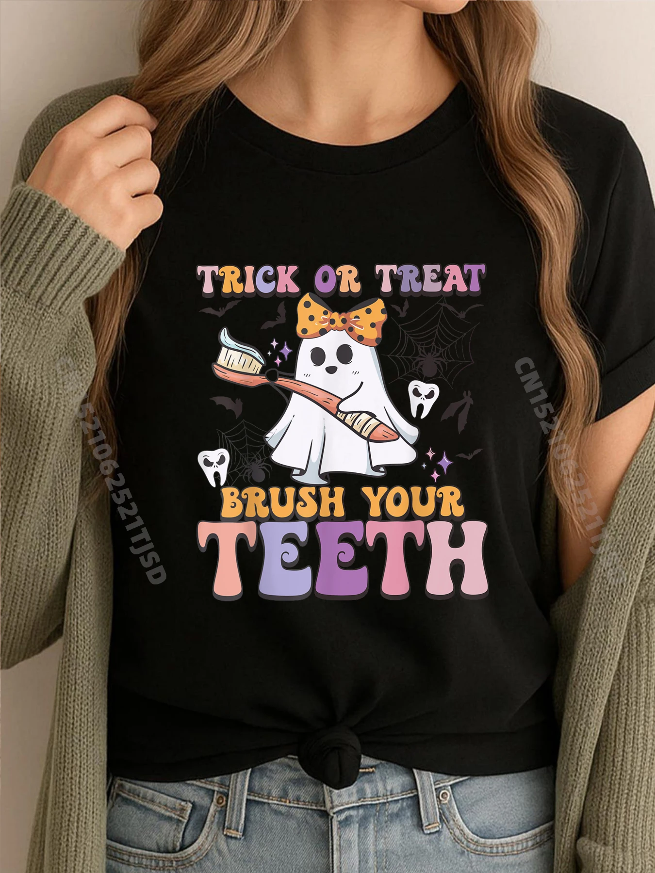 

Кошелек или жизнь, кисть для зубов, милые футболки для стоматолога на Хэллоуин, черные футболки с рисунком, мужская одежда, классика 2025 г.