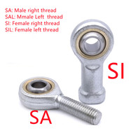 M3 M4 M5 M6 M8 M10 M12  SA  SAL SI SIL TK male female left right hand thread rod end Joint bearing