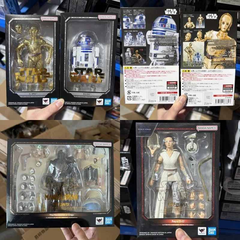 original-bandai-shf-star-wars-classic-ver-r2-d2-c-3po-articulated-action-figure-collectible-model-for-adult-collection-display