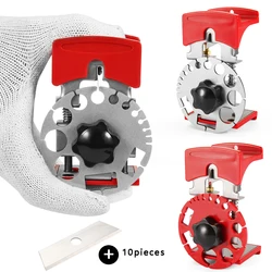 Handheld Draad Stripper Snel Koperen Draad Strippen Gereedschap Decanering Tang Elektrische Draad Kabel Afpel Elektricien Gereedschap Met Mes