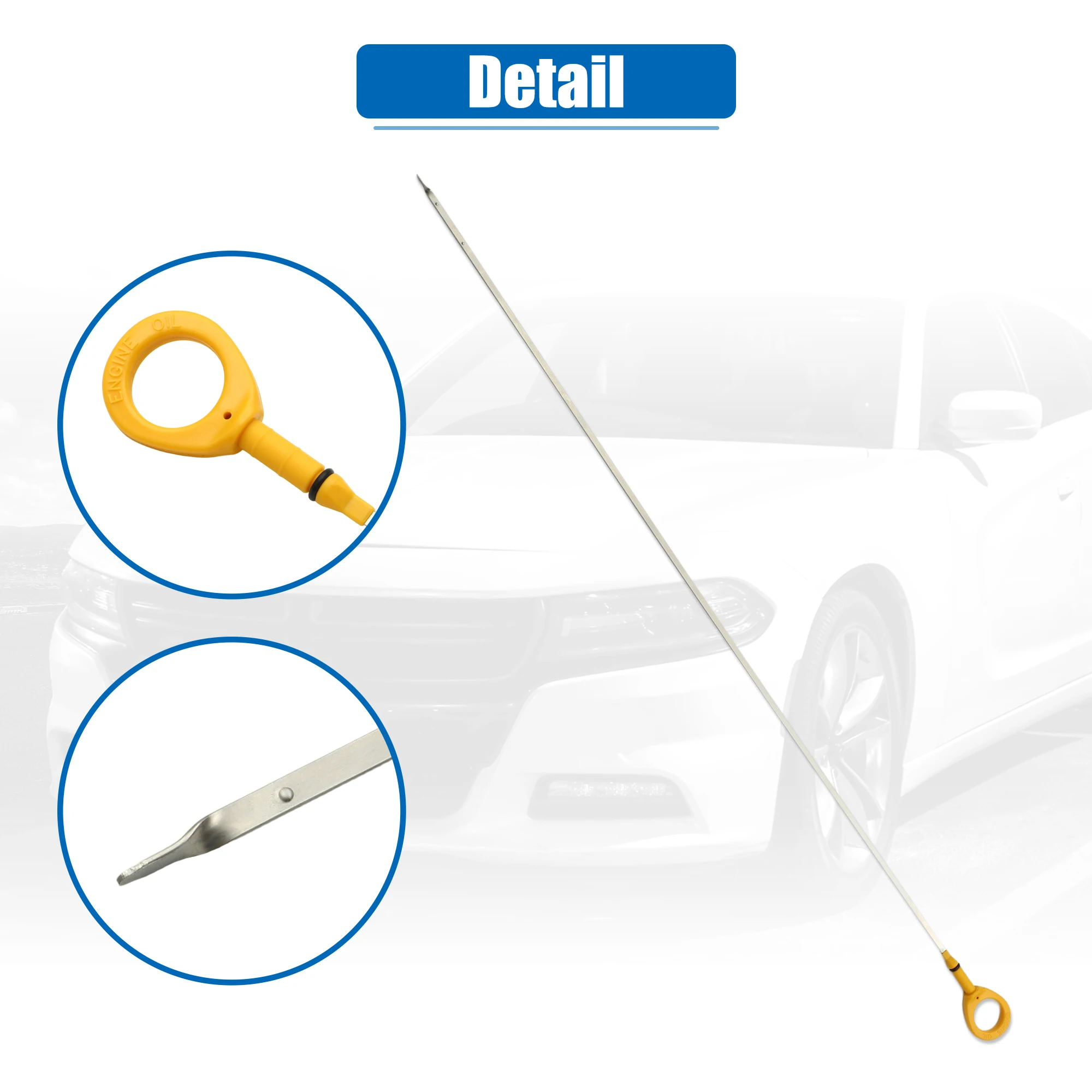 UXCELL-Motor Óleo Fluido Nível Dipstick para Toyota Tacoma Base, Pre Runner, TRD Pro 4.0L V6 Gás 2015, 1530131060