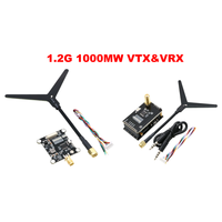 In stock 1.2G 1.2GHz 800mW 1W 1.6W 2W VRX & VTX Video Transmitting Module For FPV RC Racing Drones with Y-shaped Antenna