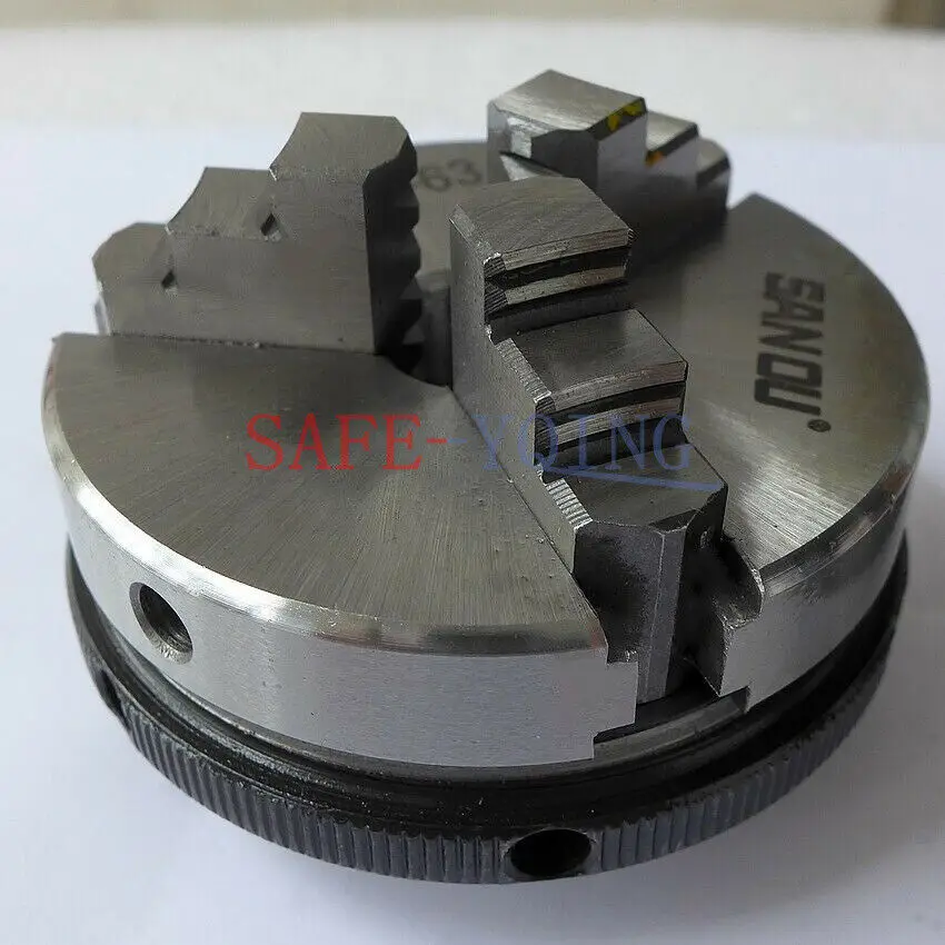 

2.5" 63mm 3 Jaw K01-63 Mini Lathe Chuck Self Centering M14 Reversible Jaws