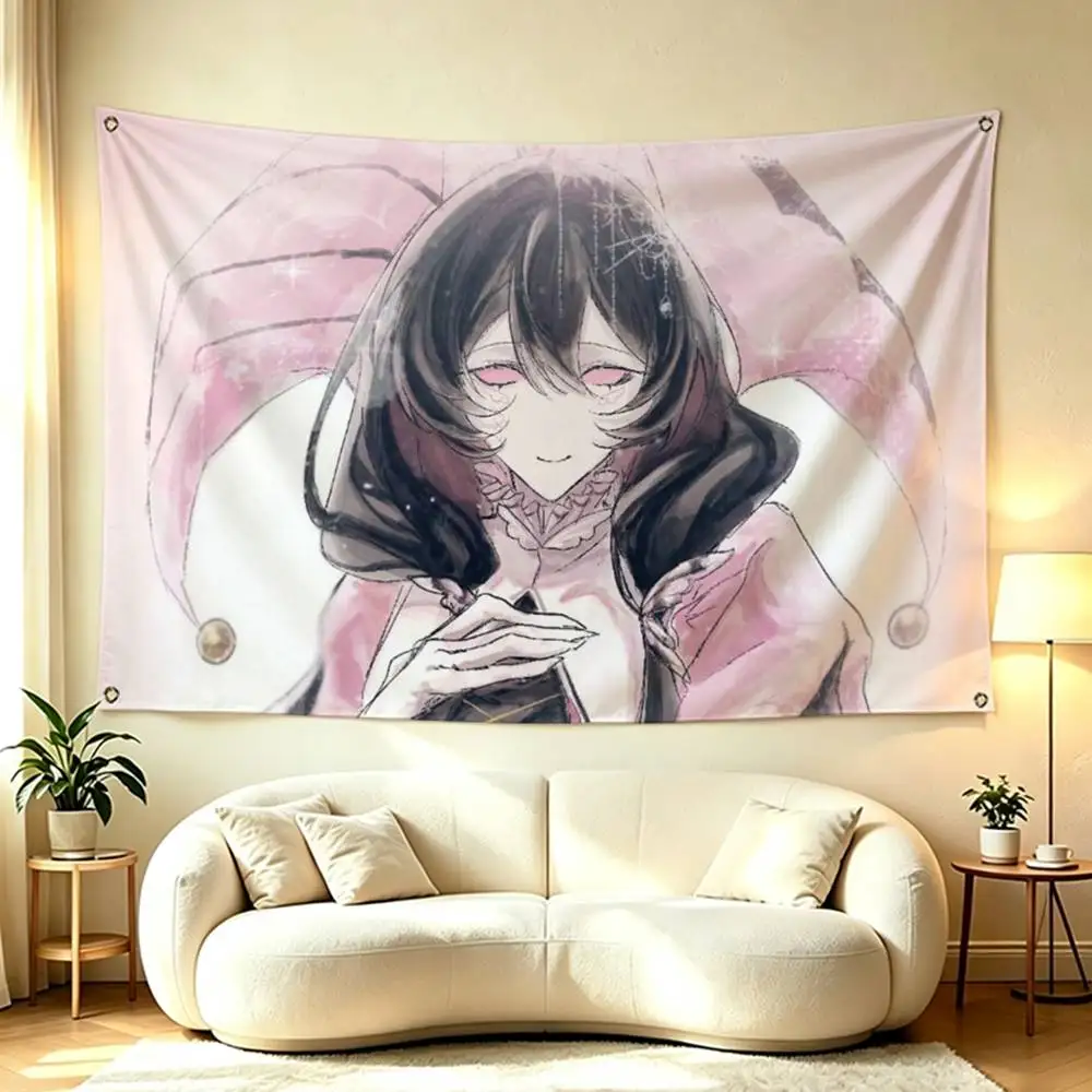 Cartoon The Freak Circus Flags for Bedrooms Home Decor Items Outdoor Decors Garage Decoration